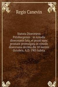 Statuta Dioeceseos Pittsburgensis