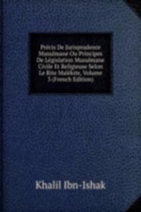 Precis De Jurisprudence Musulmane Ou Principes De Legislation Musulmane Civile Et Religieuse Selon Le Rite Malekite, Volume 3 (French Edition)