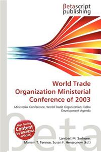 World Trade Organization Ministerial Conference of 2003
