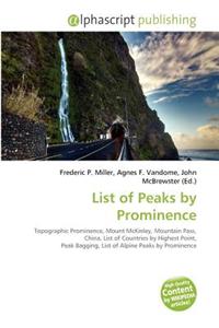 List of Peaks by Prominence
