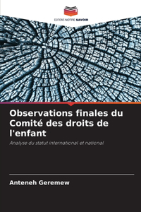Observations finales du Comité des droits de l'enfant