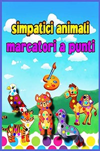 Marcatori a punti con animali carini