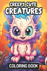 Creepy Creatures Adult Coloring Book
