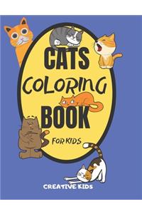 Cats Coloring Book For Kids