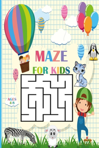 Mazes For Kids Ages 4-8
