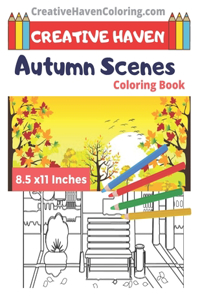 Creative Haven Autumn Scenes Coloring Book