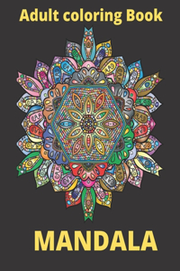 Adult Coloring Book Mandala