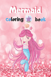 Mermaid coloring book