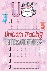 Unicorn Tracing letters and numbers