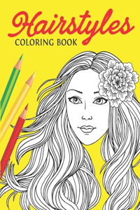 Hairstyles Coloring Book