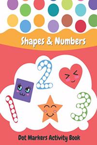 Dot Markers Activity Book Shapes and Numbers