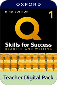 Q: Skills for Success: Level 1: Reading and Writing Teacher Digital Pack