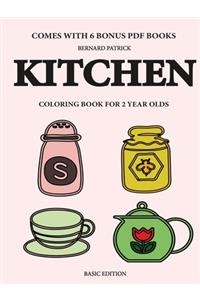 Coloring Books for 2 Year Olds (Kitchen)