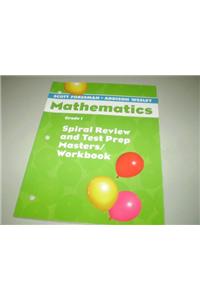 Scott Foresman Math 2004 Spiral Review and Test Prep Masters Grade 1 2004c