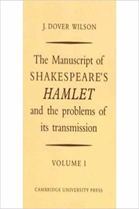 Manuscript of Shakespeare's Hamlet and the Problems of Its Transmission 2 Volume Paperback Set