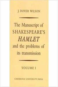 Manuscript of Shakespeare's Hamlet and the Problems of Its Transmission 2 Volume Paperback Set