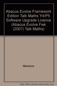 Abacus Evolve Framework Edition Talk Maths Y4/P5 Software Upgrade Licence