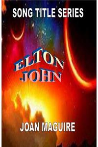 Elton John Large Print Song Title Series