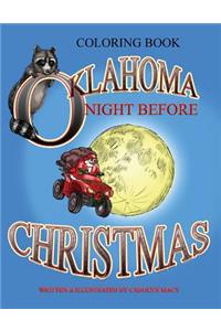 Oklahoma Night Before Christmas Coloring Book