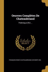 Oeuvres Complètes De Chateaubriand