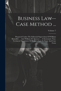 Business Law--case Method ...
