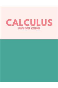 Calculus Graph Paper Notebook