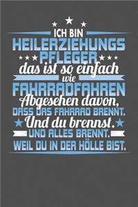 Ich Bin Heilerziehungspfleger Das Ist So Einfach Wie Fahrradfahren. Abgesehen Davon, Dass Das Fahrrad brennt. Und Du Brennst. Und Alles Brennt. Weil Du In Der Hölle Bist.