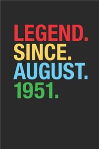Legend Since August 1951