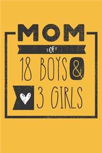 MOM of 18 BOYS & 3 GIRLS