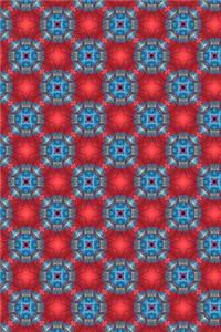 Geometric Pattern Cover Blank-Lined Journal Notebook Vol.26