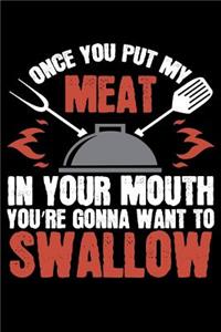 Once You Put My Meat In Your Mouth You're Gonna Want To Swallow
