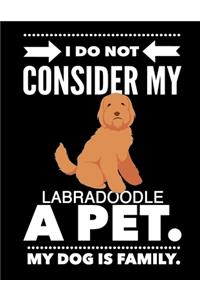 I Do Not Consider My Labradoodle A Pet.