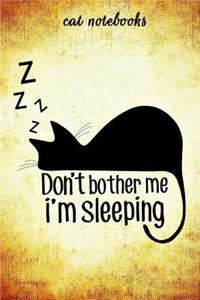 Don't Bother Me I'm Sleeping