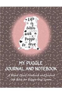 My Puggle Journal and Notebook