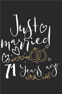 Just Married 71 Years Ago