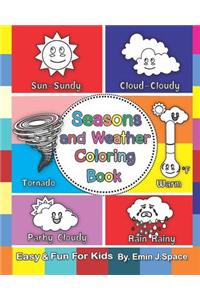 Seasons and Weather Coloring Book