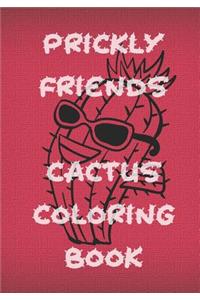 Prickly Friends Cactus Coloring Book