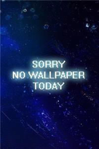 Sorry No Wallpaper Today