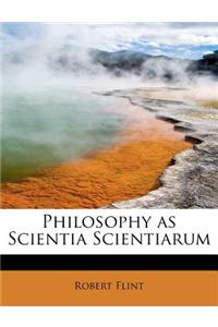 Philosophy as Scientia Scientiarum