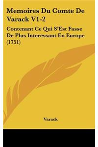 Memoires Du Comte de Varack V1-2