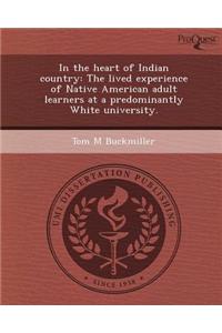 In the Heart of Indian Country: The Lived Experience of Native American Adult Learners at a Predominantly White University