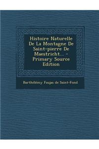 Histoire Naturelle De La Montagne De Saint-pierre De Maestricht...