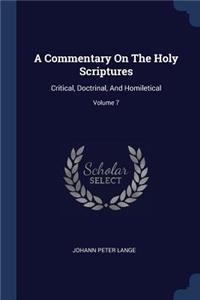 A Commentary On The Holy Scriptures