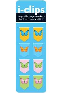 Iclip Magnetic Bkmk Butterflies