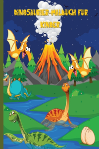 Dinosaurier-Malbuch für Kinder