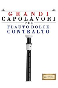 Grandi Capolavori Per Flauto Dolce Contralto