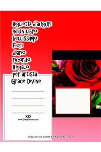 Biglietti d'auguri in un libro bellissimo fiori diario ricordo Regalo per artista Grace Divine