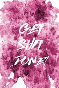 Motivational Journal - Get Shit Done! (Mauve)