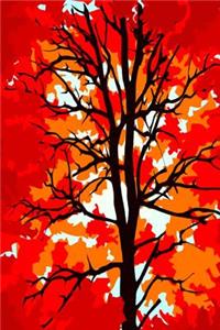 Journal Red Fall Tree