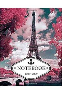 Red Eiffel Notebook Journal: Pocket Notebook Journal Diary